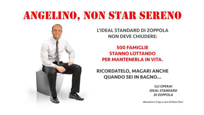 Boschi nella vasca, gli altri sul wc. Lavoro, lo spot anti-politici