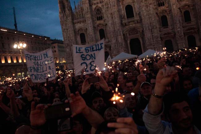 Renzi: “Nessun dubbio, vinciamo noi”. Grillo: “Cattivissimi, ma non violenti”