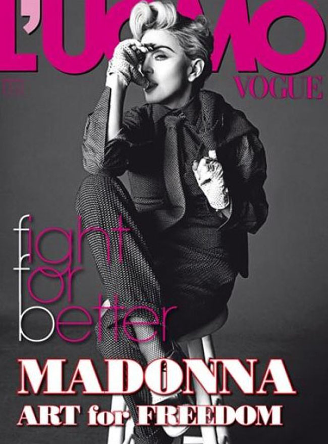 Madonna e Katy Perry in pose lesbo-fetish. FOTO