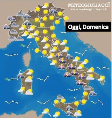 Fuori gli ombrelli, ritorna la pioggia