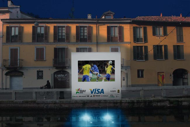 Mec Access porta i mondiali di calcio sui Navigli Mec Access porta i mondiali di calcio sui Navigli