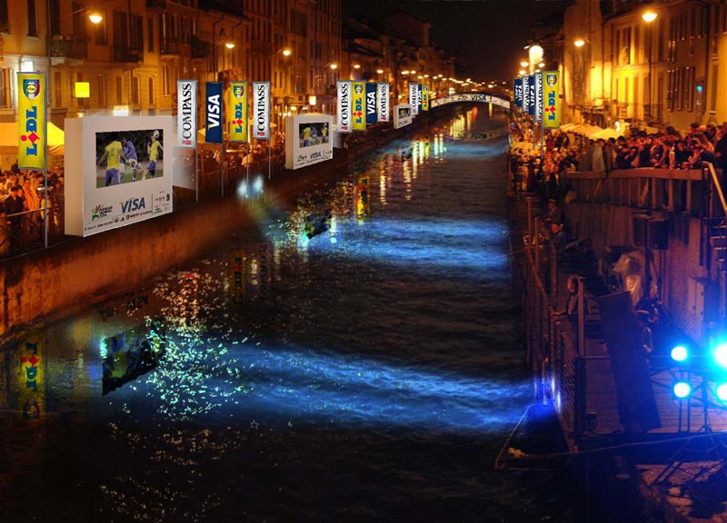 Mec Access porta i mondiali di calcio sui Navigli Mec Access porta i mondiali di calcio sui Navigli