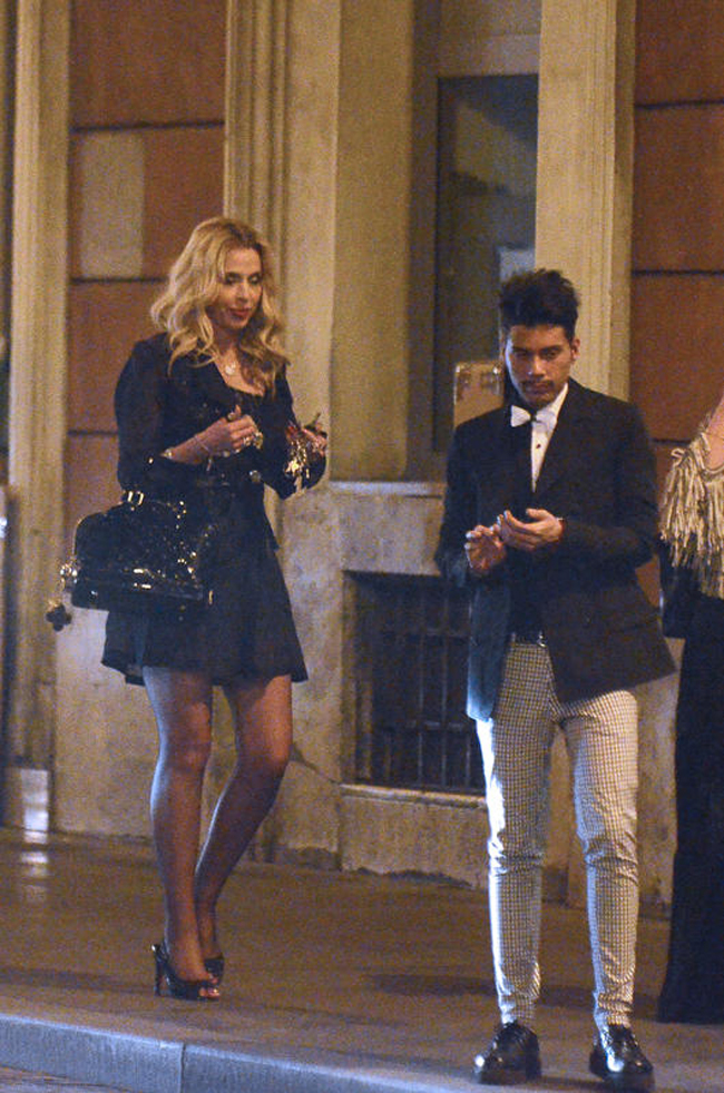 Valeria Marini litiga con il nuovo fidanzato