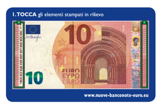 Arriva la nuova banconota da 10 euro. Come riconoscerla in 3 mosse