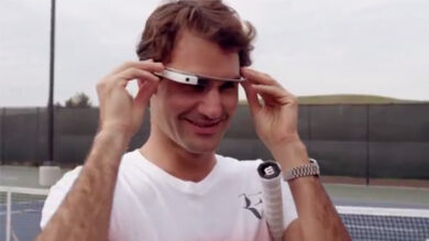 VIDEO: ecco quello che vede (con i Google Glass) Roger Federer