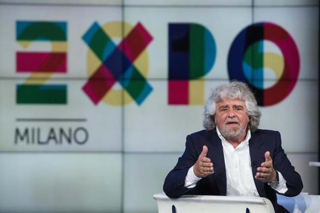 Europee, Grillo si consola con una scorpacciata di pesce