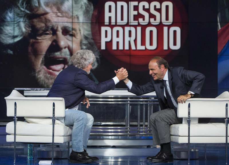 Europee, Grillo si consola con una scorpacciata di pesce