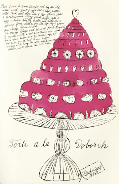 Spunta il libro di ricette scritto e disegnato dal “piccolo” Andy Warhol