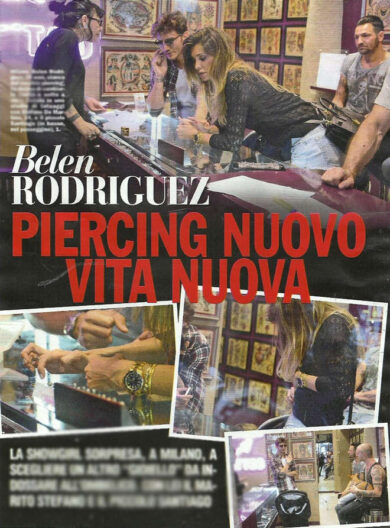 Belen, un costume che scalda l’estate e cambio piercing