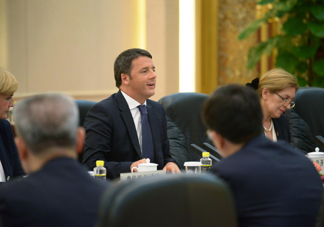 Renzi: c’è fame di Italia nel mondo. Le riforme si fanno, nessun veto