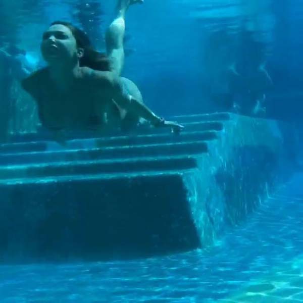 Belen e Stefano, passione sott’acqua Belen e Stefano, passione sott’acqua