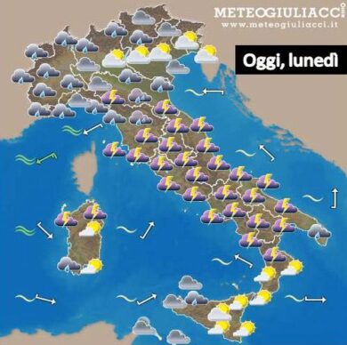 Tempo instabile ma fresco per gran parte della settimana