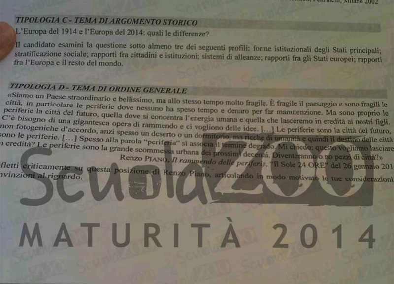 Quasimodo, Europa e violenza. Maturità, tracce e soluzioni sul web