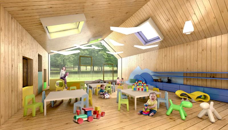 Citylife, ecco il nuovo asilo nido pubblico in legno Citylife, ecco il nuovo asilo nido pubblico in legno