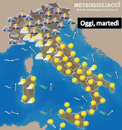 Vampata di caldo, poi forti temporali