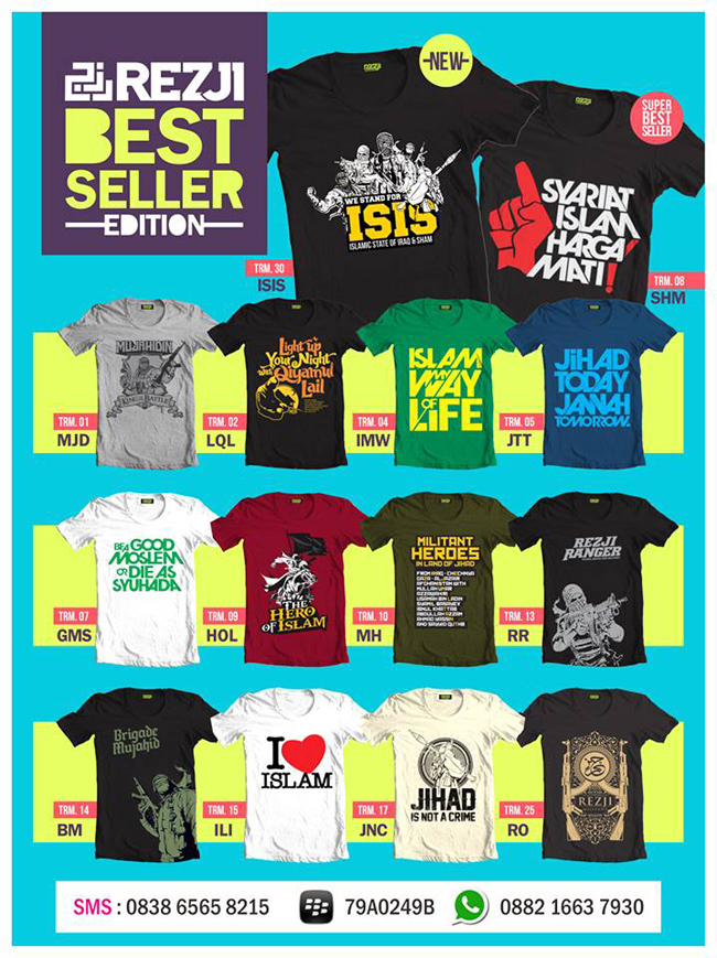 Iraq, ecco il merchandising dei terroristi. Magliette e cappellini jihadisti Iraq, ecco il merchandising dei terroristi. Magliette e cappellini jihadisti