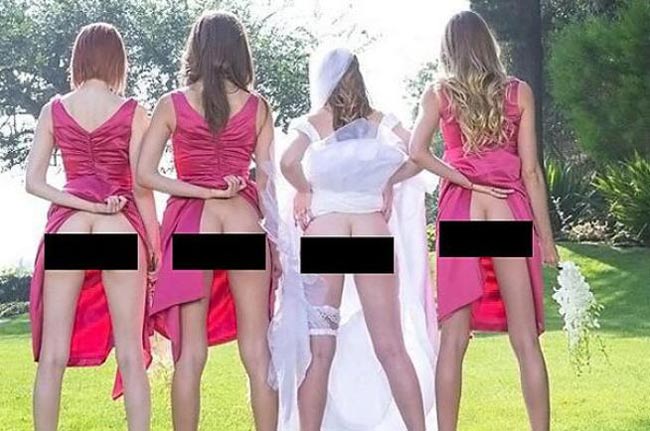 Al matrimonio fa notizia il lato B. Su la gonna: le foto su Twitter Al matrimonio fa notizia il lato B. Su la gonna: le foto su Twitter