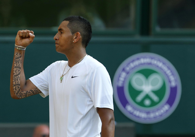 Tennis, Wimbledon: impresa Kyrgios, fuori Nadal Tennis, Wimbledon: impresa Kyrgios, fuori Nadal