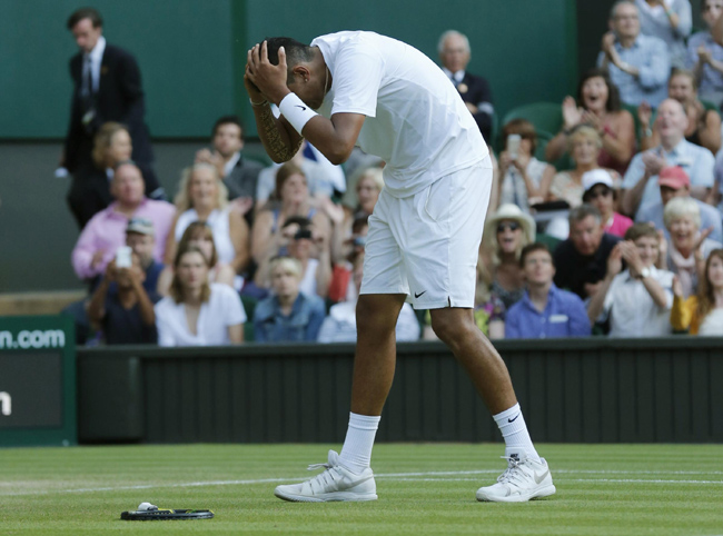 Tennis, Wimbledon: impresa Kyrgios, fuori Nadal Tennis, Wimbledon: impresa Kyrgios, fuori Nadal