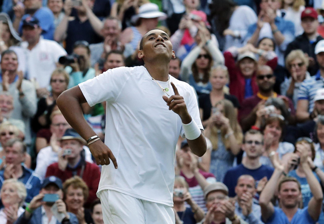 Tennis, Wimbledon: impresa Kyrgios, fuori Nadal Tennis, Wimbledon: impresa Kyrgios, fuori Nadal