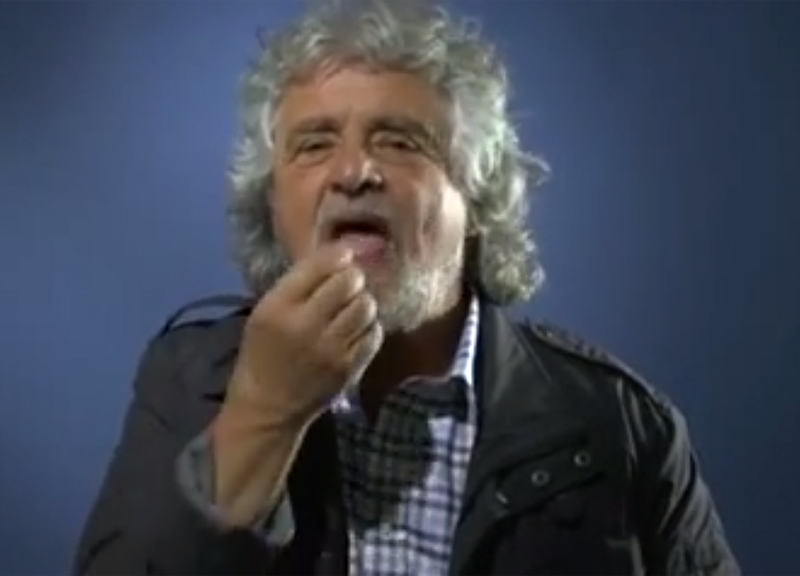 Grillo e gli occhiali auto-griffati Grillo e gli occhiali auto-griffati