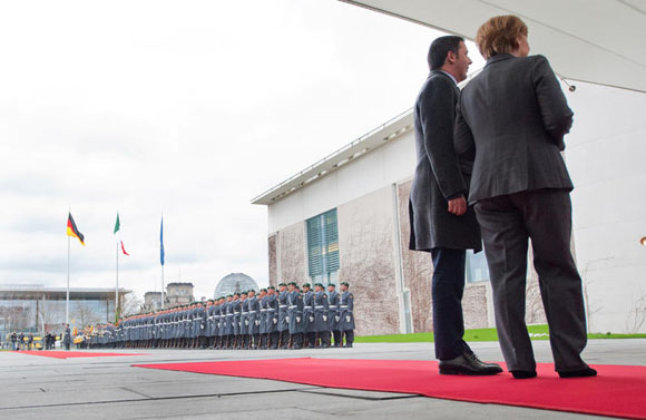 La Germania frena. Matteo ha sbagliato i conti. #renzinoncifregare