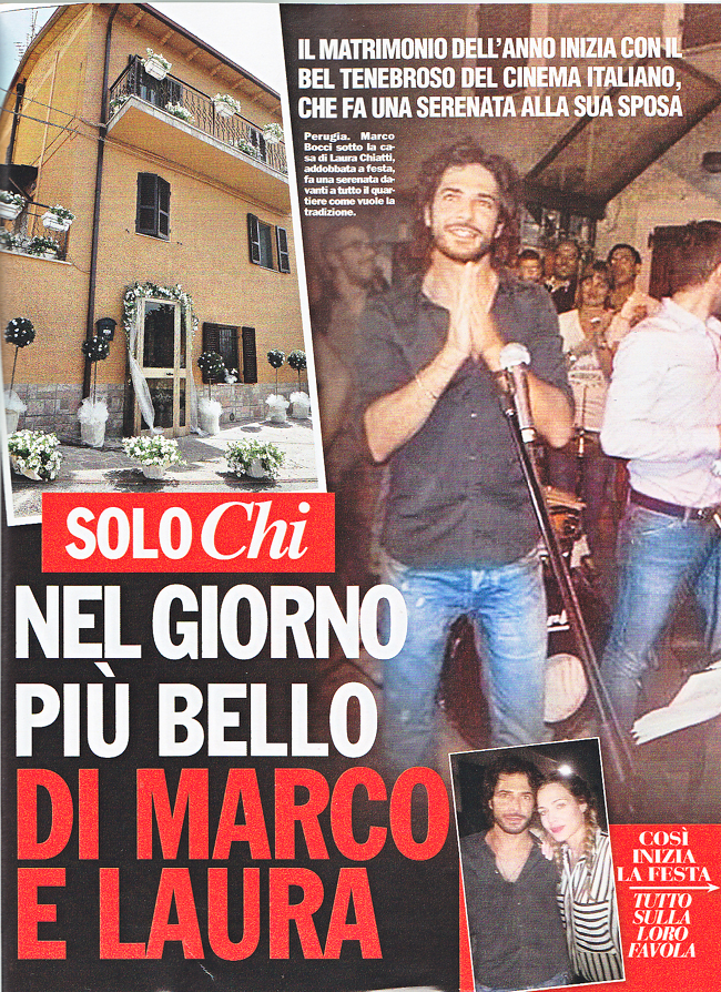 Laura Chiatti è incinta. Le foto del matrimonio Laura Chiatti è incinta. Le foto del matrimonio