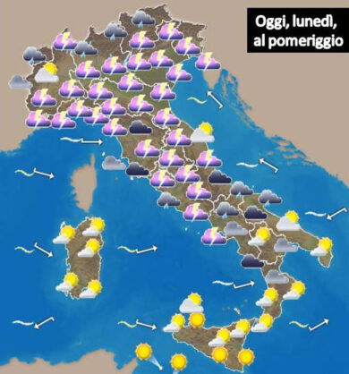 Mercoledì addio alle correnti atlantiche: esplode il caldo africano