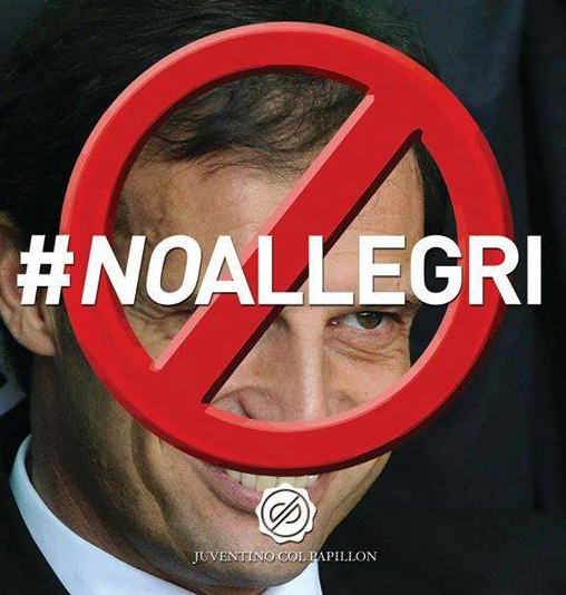 Allegri con il parrucchino: ironie e proteste dei tifosi juventini sul web