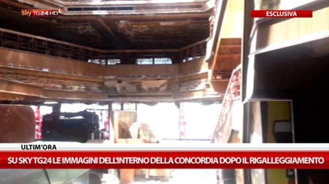 Viaggio nel cuore della Concordia. Le foto mai viste degli interni