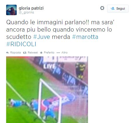 “Juve vergogna d’Italia”, spuntano i tweet della fidanzata di Allegri