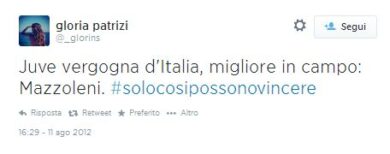 “Juve vergogna d’Italia”, spuntano i tweet della fidanzata di Allegri