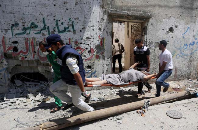 Colpito un altro ospedale a Gaza. Onu: possibili crimini di guerra Colpito un altro ospedale a Gaza. Onu: possibili crimini di guerra