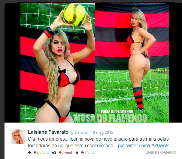 Laisiane: la musa del Flamengo chiama Robinho. Ma il Besiktas ha più soldi Laisiane: la musa del Flamengo chiama Robinho. Ma il Besiktas ha più soldi