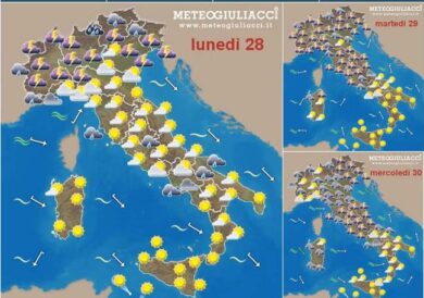 Maltempo sull’Italia. Usa, fulmini uccidono i bagnanti in spiaggia