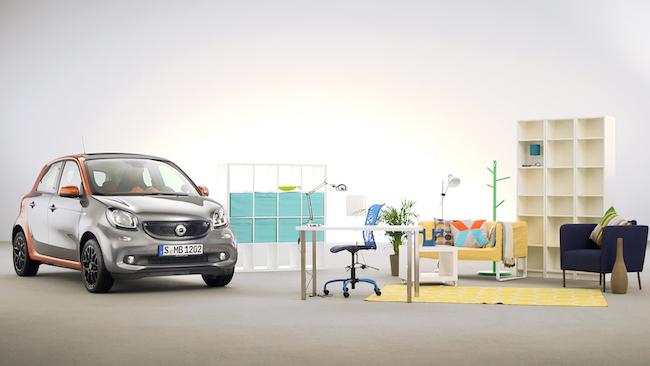 Smart forfour sfida alla mobilità urbana Smart forfour sfida alla mobilità urbana