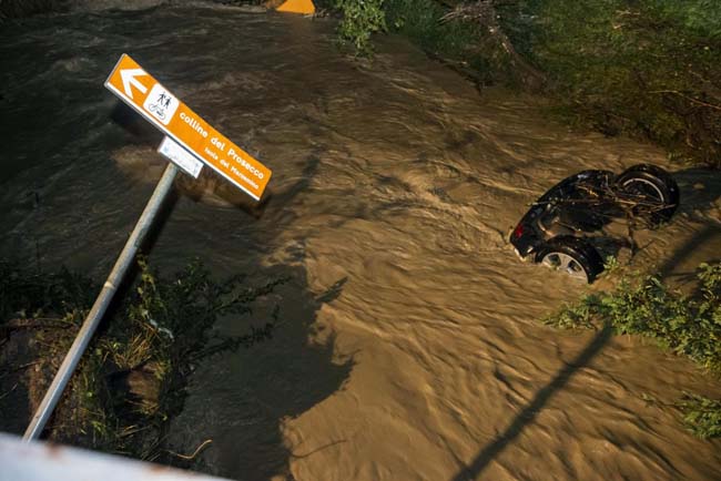 Bomba d’acqua nel Trevigiano. Quattro morti e quattro feriti gravi