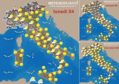 Estate in tutta Italia. Ma non durerà…
