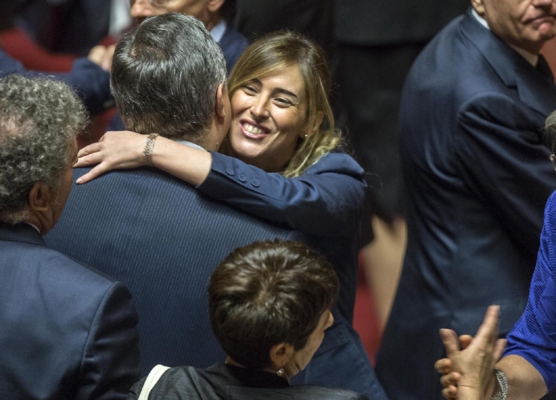 Primo ok alle riforme con 183 sì. Le opposizioni fuori dall’Aula Primo ok alle riforme con 183 sì. Le opposizioni fuori dall’Aula