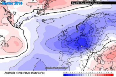 Gelo ‘apocalittico’: -20 gradi. Mappa ‘top secret’ sull’inverno 2015