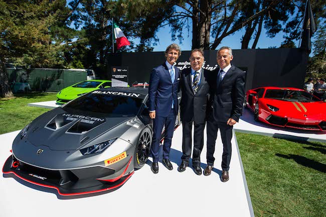 La Lamborghini Huracán LP 620-2 Super Trofeo debutta  al “The Quail “ di Pebble Beach