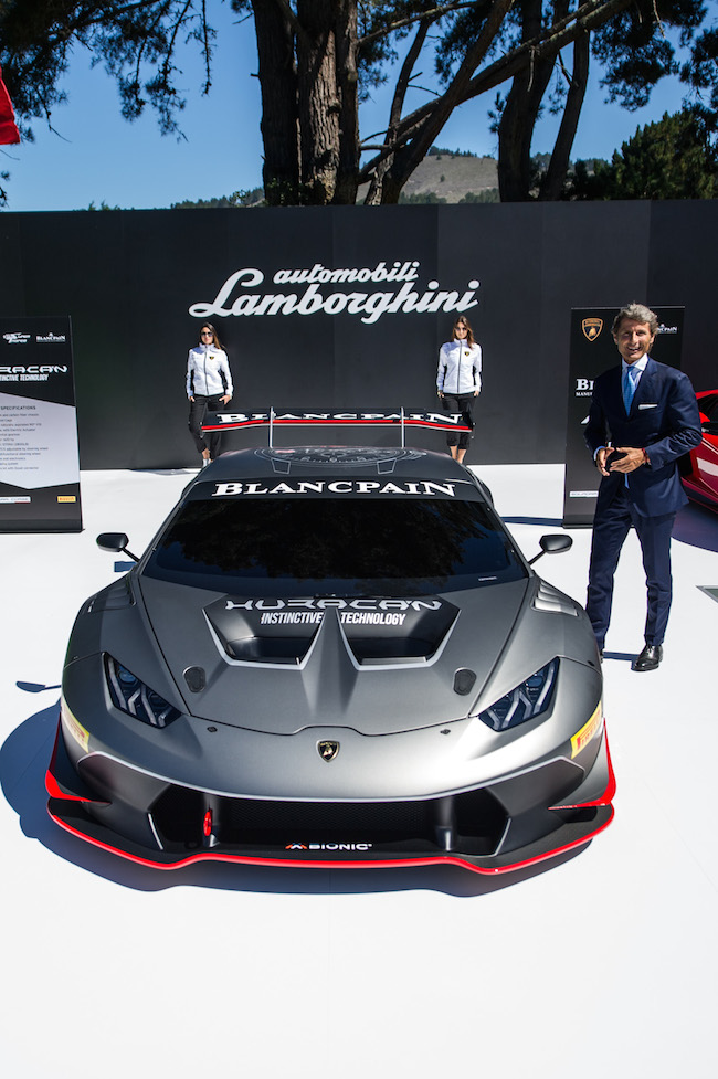 La Lamborghini Huracán LP 620-2 Super Trofeo debutta  al “The Quail “ di Pebble Beach