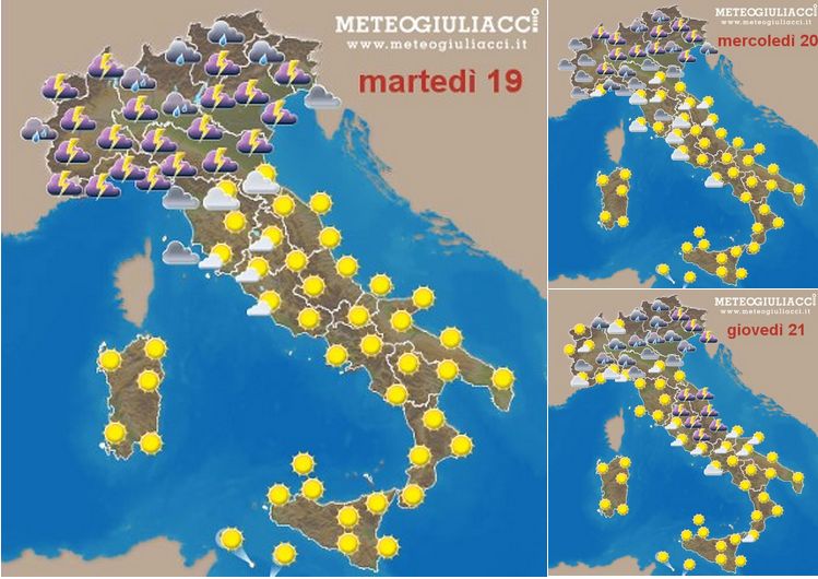 Ancora tanta pioggia per tutta la settimana Ancora tanta pioggia per tutta la settimana
