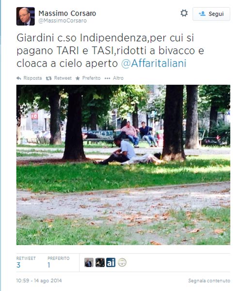 Marciapiedi come discariche e toilette. #milanolatrina, l’hashtag spopola su Twitter