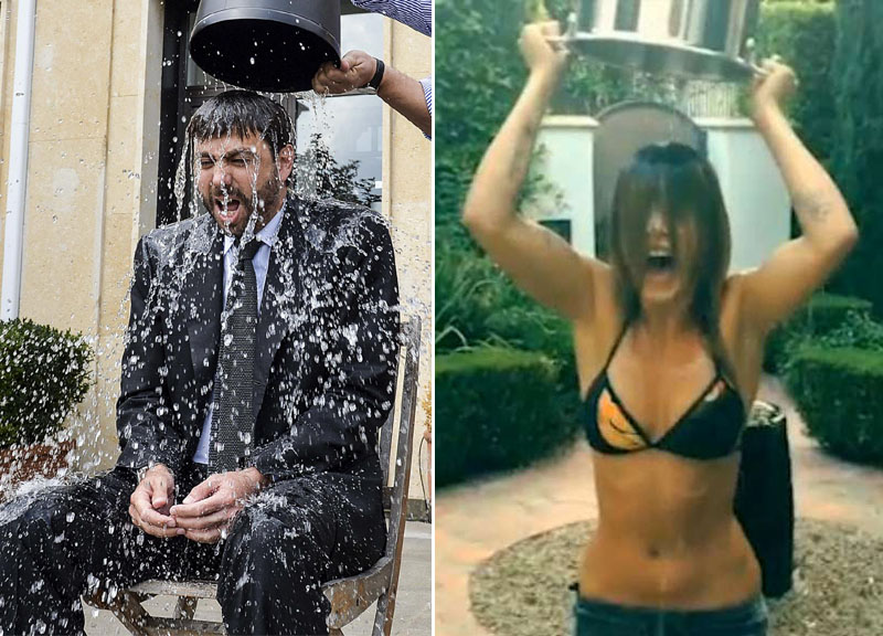 Doccia gelata per la lotta alla Sla. Le foto dei vip che l’hanno fatta Doccia gelata per la lotta alla Sla. Le foto dei vip che l’hanno fatta