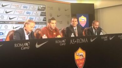 Manolas arriva a Trigoria: “Ho scelto io la Roma”