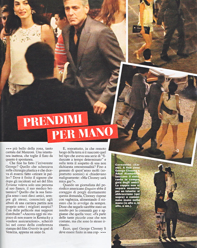 Prove di nozze tra George Clooney e Amal Alamuddin: le foto