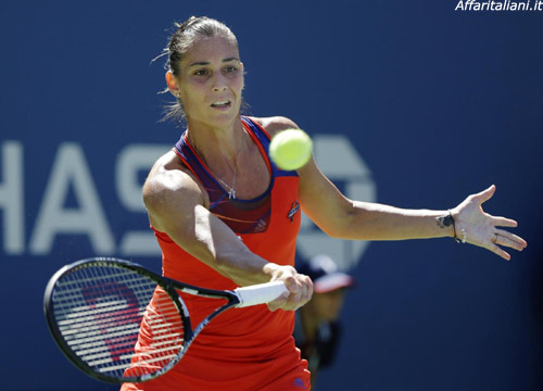 Tennis: Us Open, Pennetta nei quarti anche nel doppio Tennis: Us Open, Pennetta nei quarti anche nel doppio