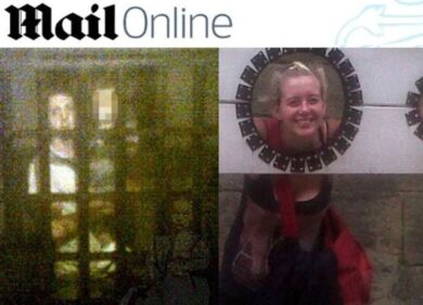 Il fantasma scende dalla moto. Le immagini inquietanti