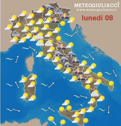 Oggi bel tempo ovunque ma da domani peggiora di nuovo